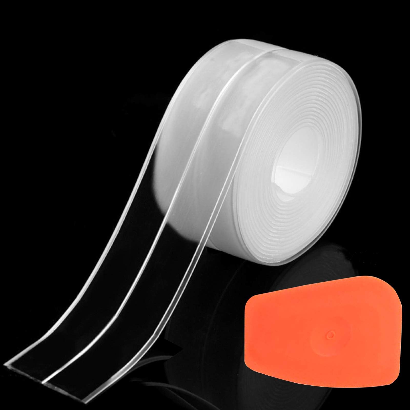 Sealant Tape, Waterproof Caulk Strip Bath Sealant Strip, Transparent