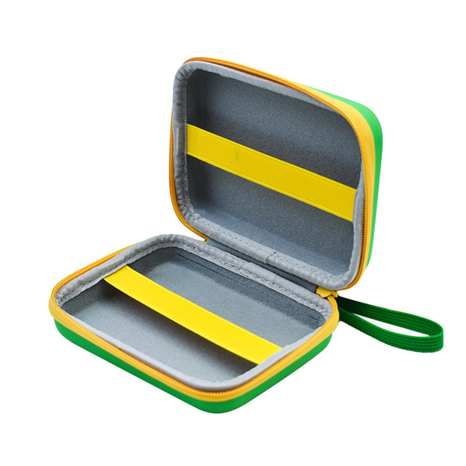 Playing Card Case Travel Carrying Playing Card Box Waterproof card game case Anti-Scratch Around Protection Standard Size Cards Holder Compatible for Uno Pokemon Skip Bo Skyjo (green, Case Only)