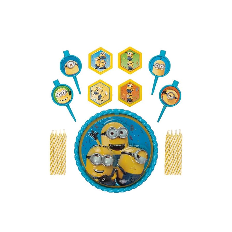amazon-com-amscan-despicable-me-minion-cake-decorating-kit-17-pcs-perfect-for-minion-themed-parties-birthday-parties-home-kitchen for Free Printable Minion Cupcake Toppers Amazon.com: Amscan Despicable Me Minion Cake Decorating Kit, 17 Pcs - Perfect for Minion-Themed Parties, Birthday Parties: Home & Kitchen for Free Printable Minion Cupcake Toppers
