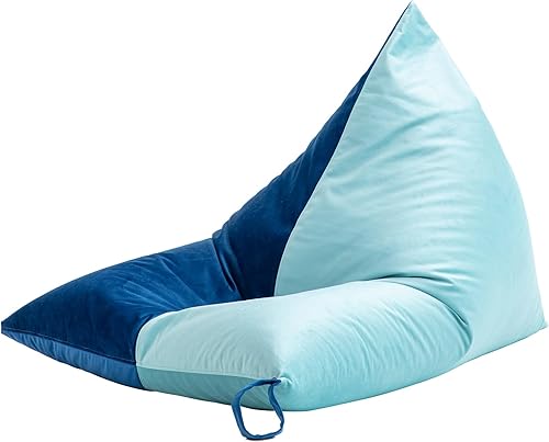 Miniatura 4 de Nobildonna Funda para puf de 4 pies (sin relleno) para adultos, funda de terciopelo extra grande de alta calidad de 400 litros, puf lavable sin