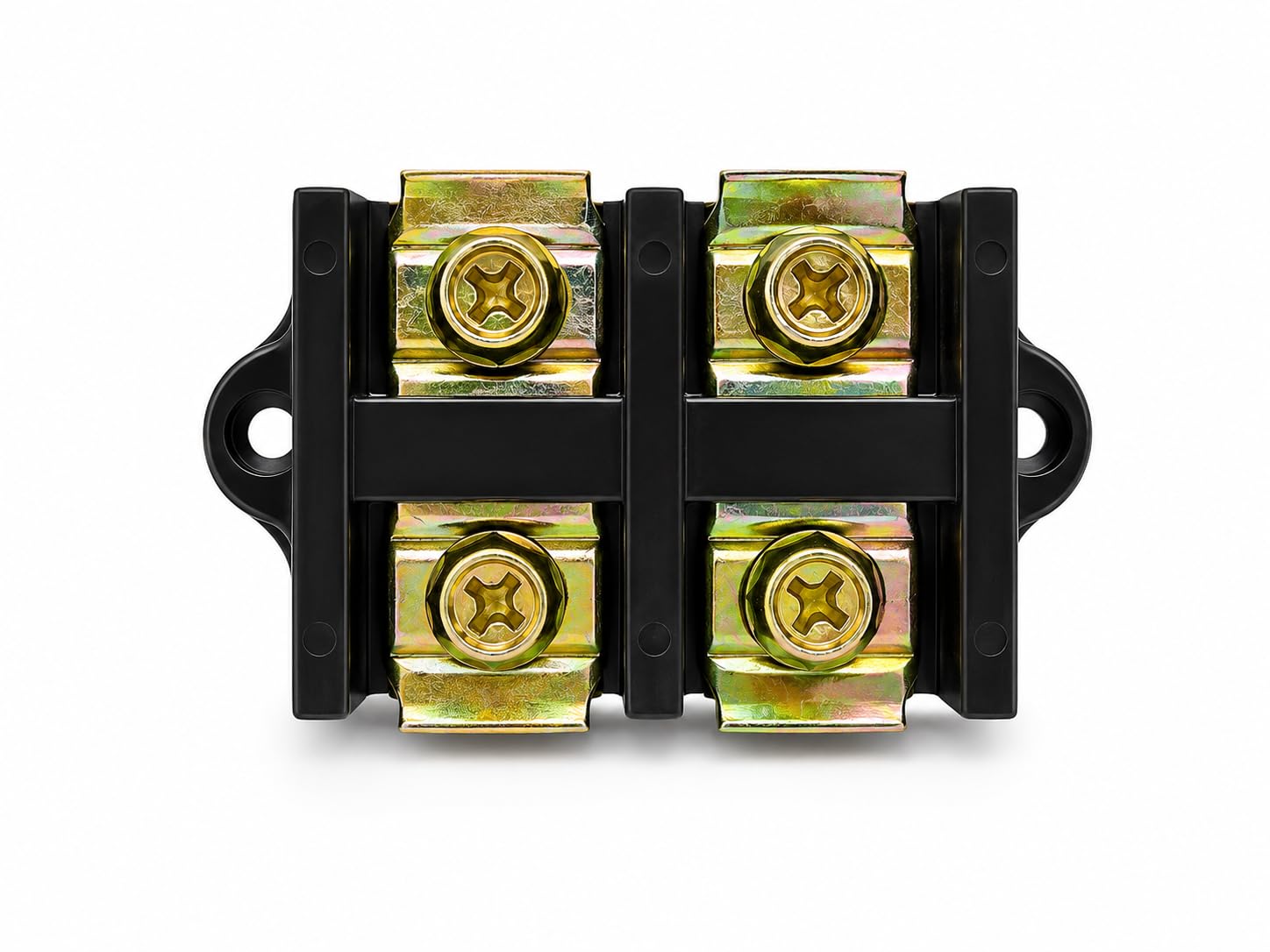 100 Ampere Bakelite Terminal Block Connector, 2-Way Open Type, Black, for Industrial and Panel Applications-image-19