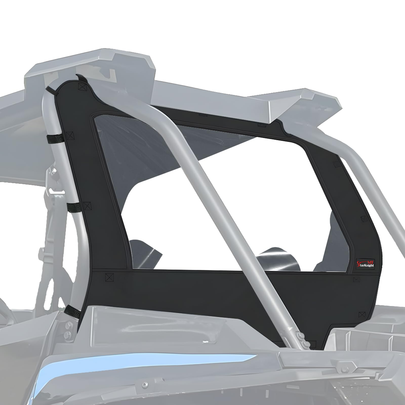 StarknightMT 2014-2023 RZR XP UTV ventana trasera suave resistente al polvo y al agua | Compatible con Polaris RZR XP 1000 2014-2023, 4 1000, XP Turbo/Turbo4 2016-2023; parabrisas trasero completo; accesorios SXS
