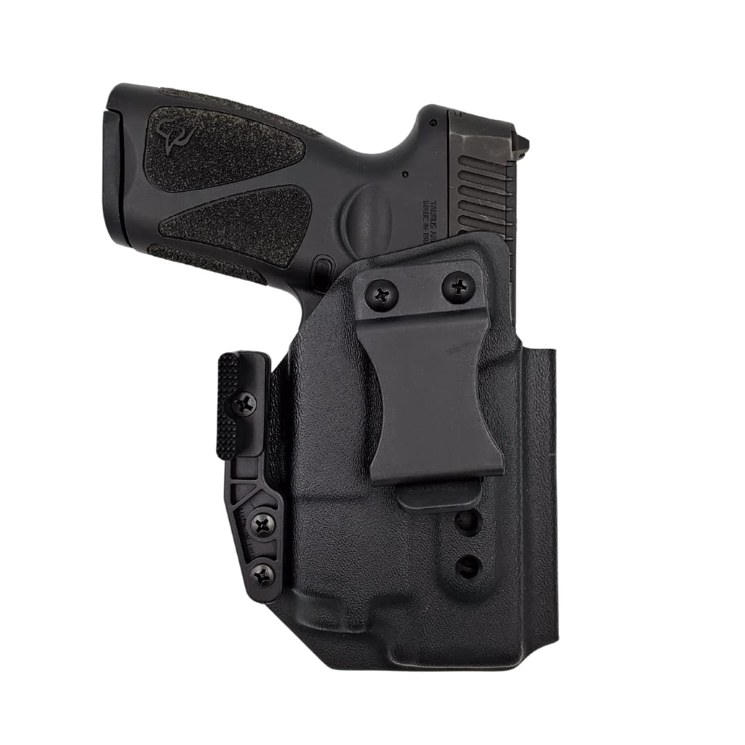Taurus G3/G3C with Baldr Mini Light Kydex IWB Holster | Compatible with Taurus PT111/Taurus PT140 | Adjustable Retention | Inside Waistband for Concealed Carry