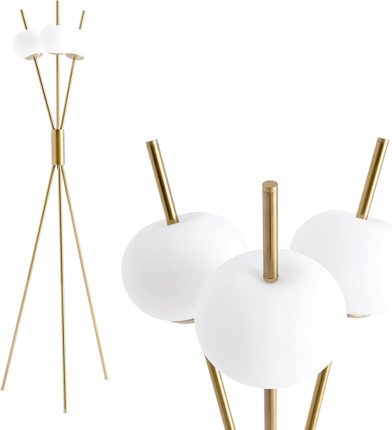 paugeory Hotel Floor Lamp3 Lights Floor Lamps for Living Room, Modern