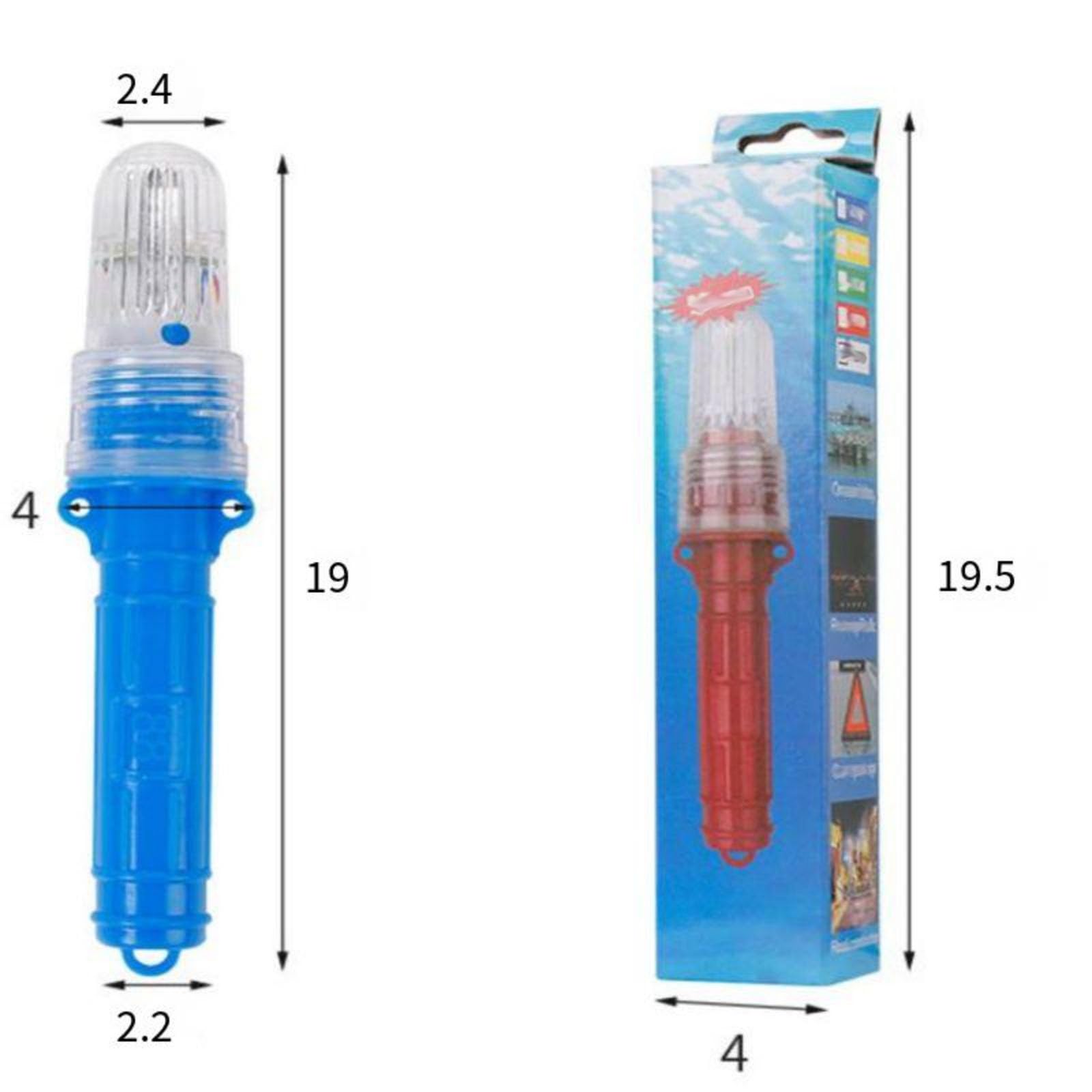 Bengalas Para Barcos, 3 Unidades, Homologadas Por La Guardia Costera, Señales De Emergencia Impermeables Para Redes De Pesca, Boyas Y Embarcaciones, Señales Visuales De Socorro En El Mar (Red)