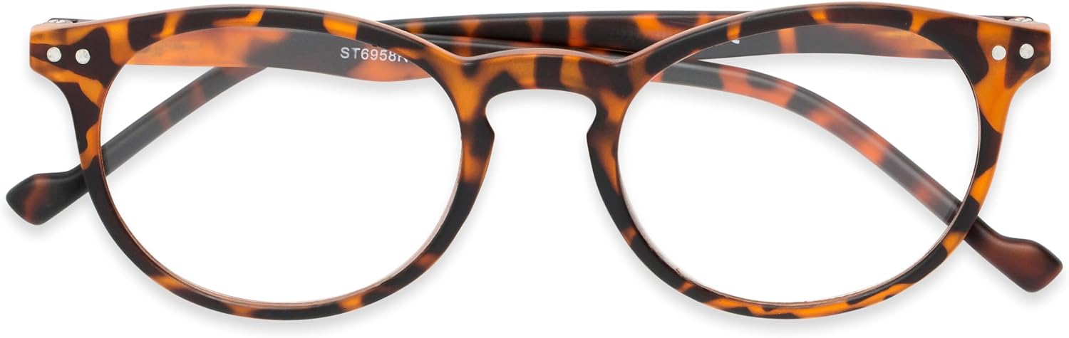 Readers.com Reading Glasses: The Arlo round Style for Men and Women