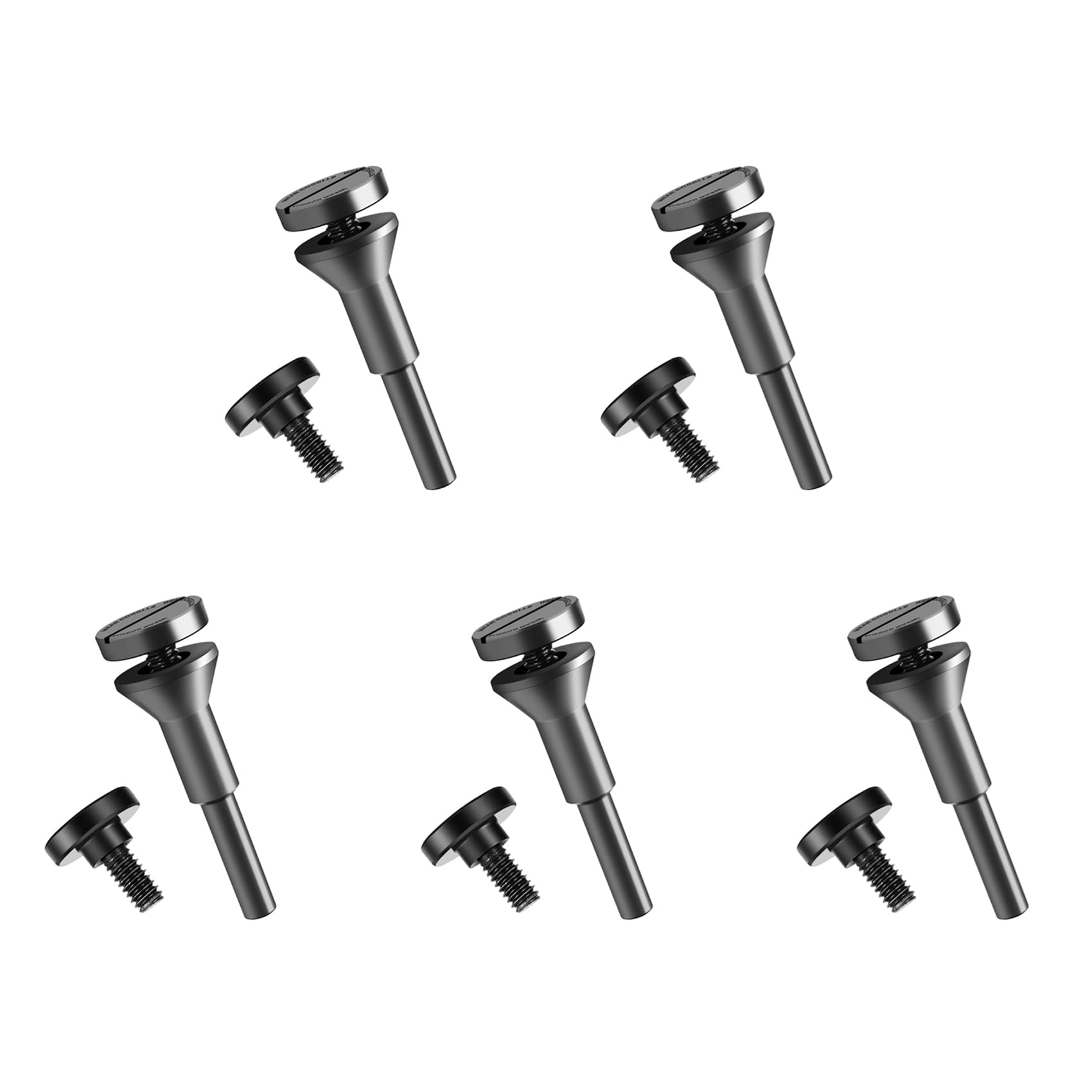 Jnchdghwa Black 5X Mounting Mandrel For Cut-Off Wheels, 6Mm, 10Mm Hole Cutting Disc, Grinding Wheel Saw Blade