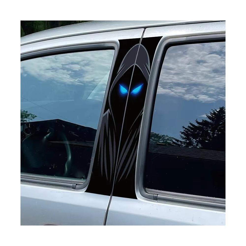 Bertdcx One Color Car B Pillar Waterproof Center Column Film Hooded Shadow Glossy Material Protective Film Auto Parts