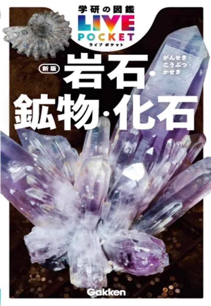 Amazon.co.jp: 岩石・鉱物・化石 新版 (学研の図鑑LIVEポケット
