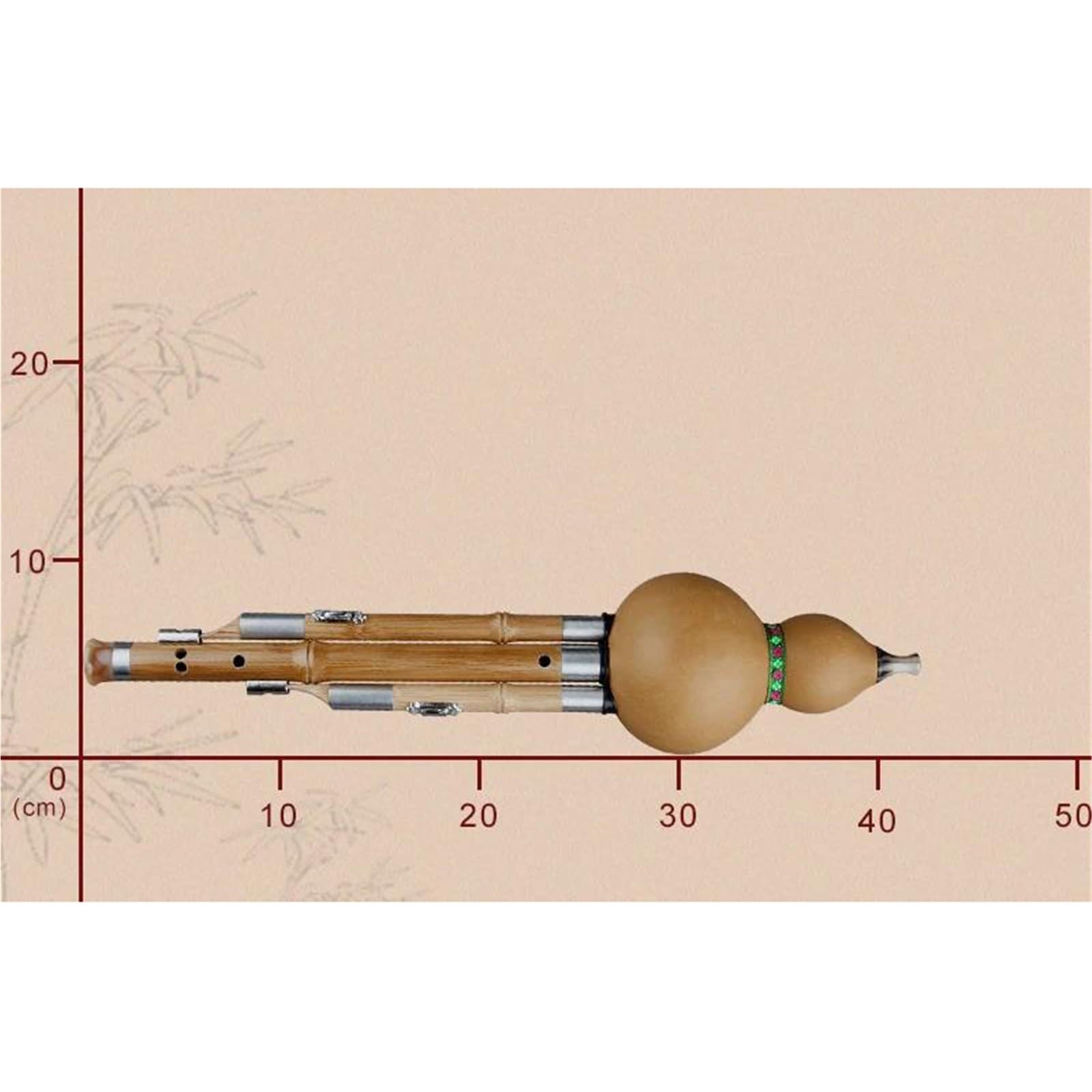 Flauta De Calabaza De Bambú Profesional Hecha A Mano Hulusi En Clave Sib Do Con Estuche Para Principiantes(BB Key)