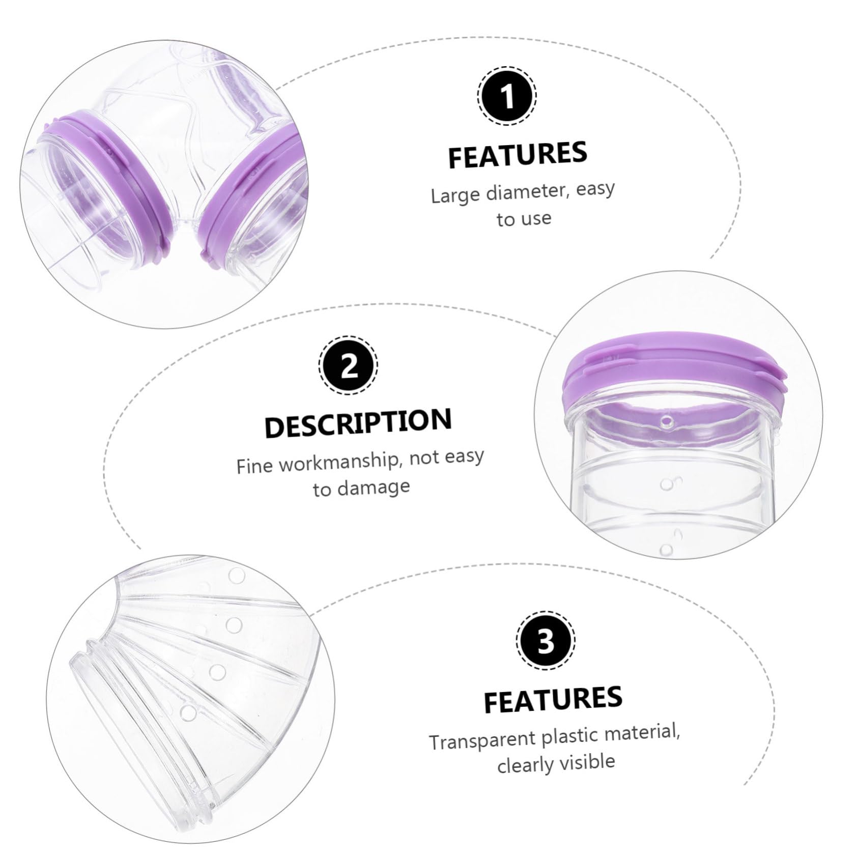 BESPORTBLE 3 Ensembles Tunnel pour Hamster Épais Kit de DIY pour Cage Connecteurs Labyrinthe Amovibles Accessoires pour Cage et Installation Facile Espace Sécurisé pour Animaux
