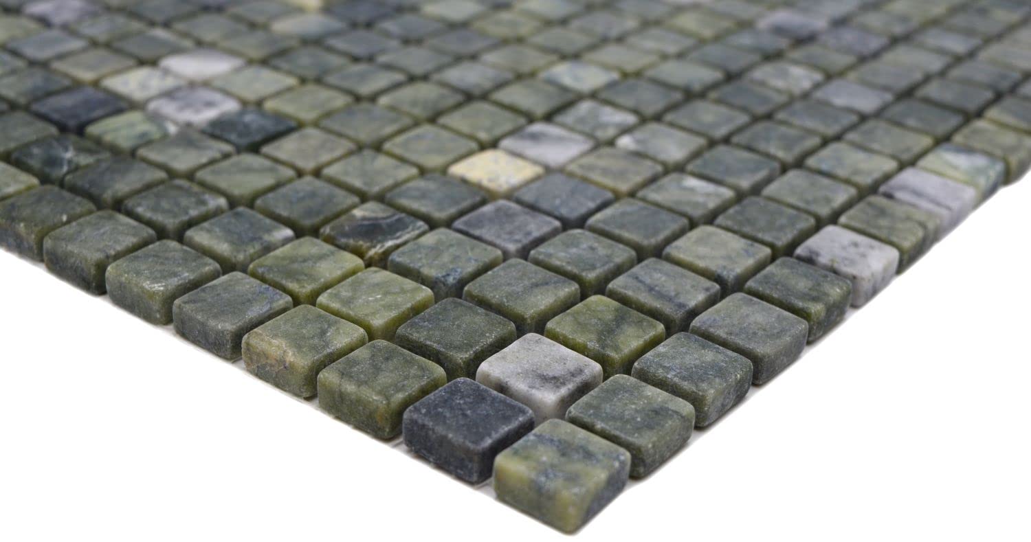 Mosaico in marmo naturale verde opaco parete pavimento cucina bagno doccia mosaico mosaico mosaico pavimento