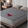 100% Waterproof Mattress Protector with High Resistance to Liquid, Breathable 3D Air Twin Mattress Protector, Ultra Soft Cooling Mattress Cover Hypoallergenic Quiet Bed Cover Fits 6"-21"(Gray)