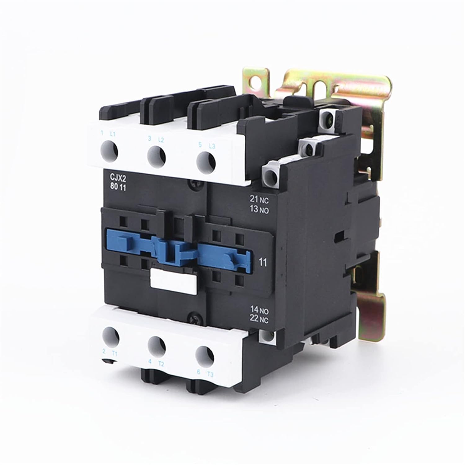 CJX2-8011 LC1 AC Contactor 80A 3 Phase 3-Pole Coil Voltage 380V 220V 110V 36V 24V Din Rail Mount 3P+1NC+ 1Pcs(AC 380V)
