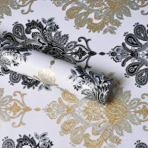 See full amazon price history chart for Wollzo Black and Gold Self Adhesive wallpape (45 x 500 cm) Wollzo Black and Gold Self Adhesive wallpape (45 x 500 cm) (B07XZCGCYT) Amazon Price History, Amazon Price Tracker
