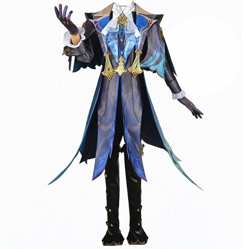 Neuvillette Cosplay Costume Neuvillette Cosplay Uniform Outfit Halloween Full Set