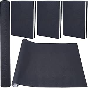 craspire 4 stuks linnen boekjes 51 x 11,8 cm, 4 kleuren voor A4-A8-boeken, bindmiddeloppervlak, boekomslag, boeken, albums, scrapbooking, archivering, doe-het-zelfomslag, bescherming