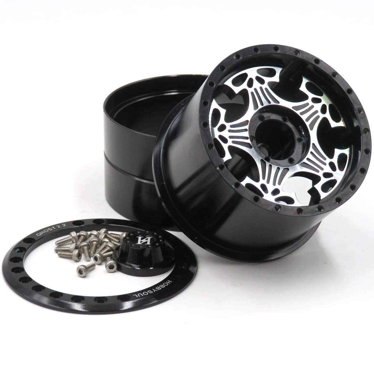 HOBBYSOUL 2.2インチ ラジコンホイール 4個 可変オフ　trx4 Amazon.com: HOBBYSOUL 4pcs RC 2.2 Tires Tyres Height 127mm