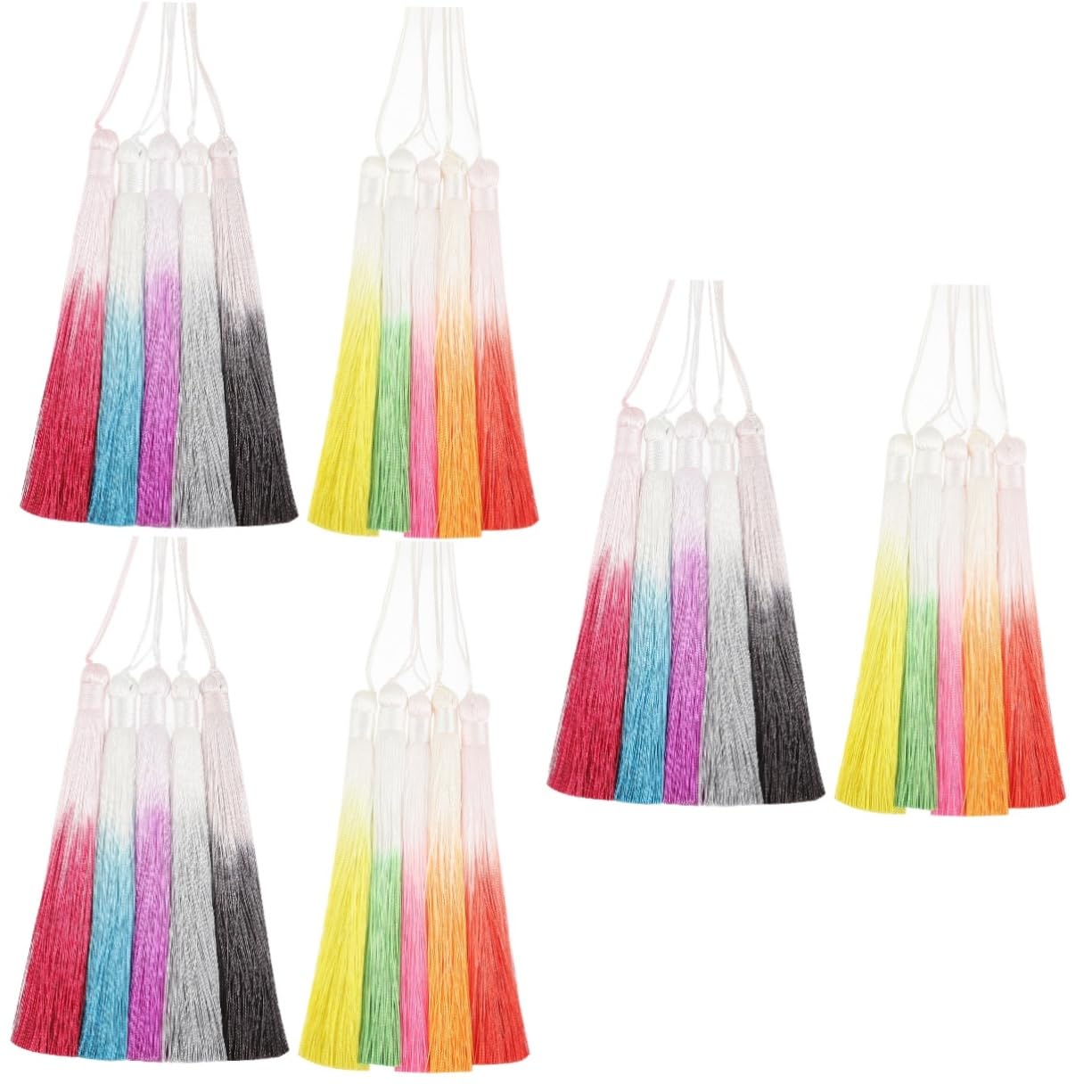 Pompom coloré de dégradé pour personnaliser vos rideaux et accessoires de mode DIY