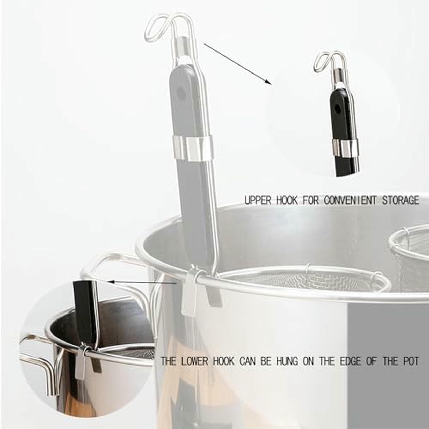 Set di pentole per Pasta in Acciaio Inossidabile (con scolapasta) - Pentola da Cucina a 3/4/5 Fori, Adatta per cucine domestiche e di ristoranti - Strumento di Cottura efficiente