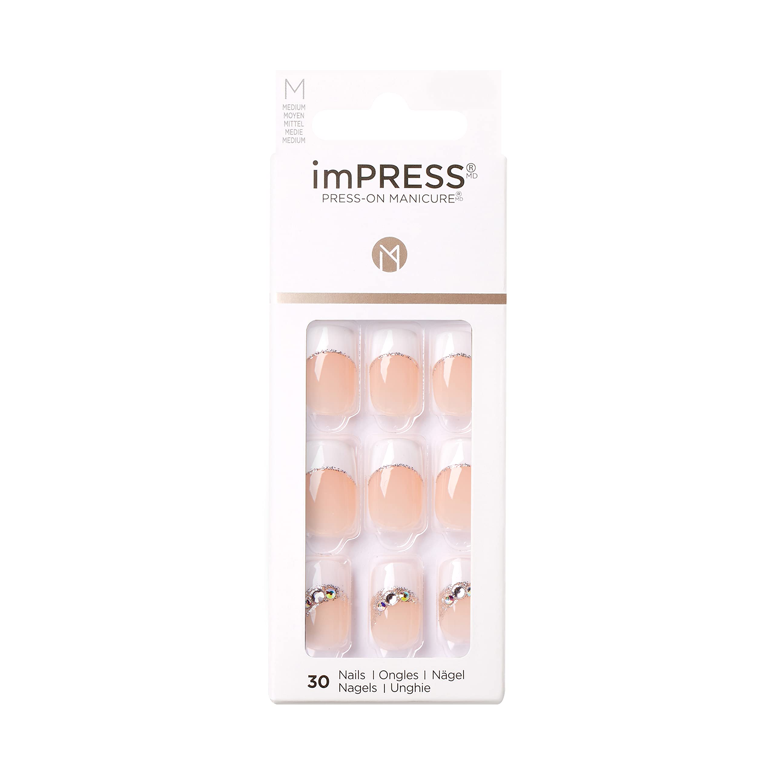 KISS imPRESS Medium Nails, I Think I, KIMM15C