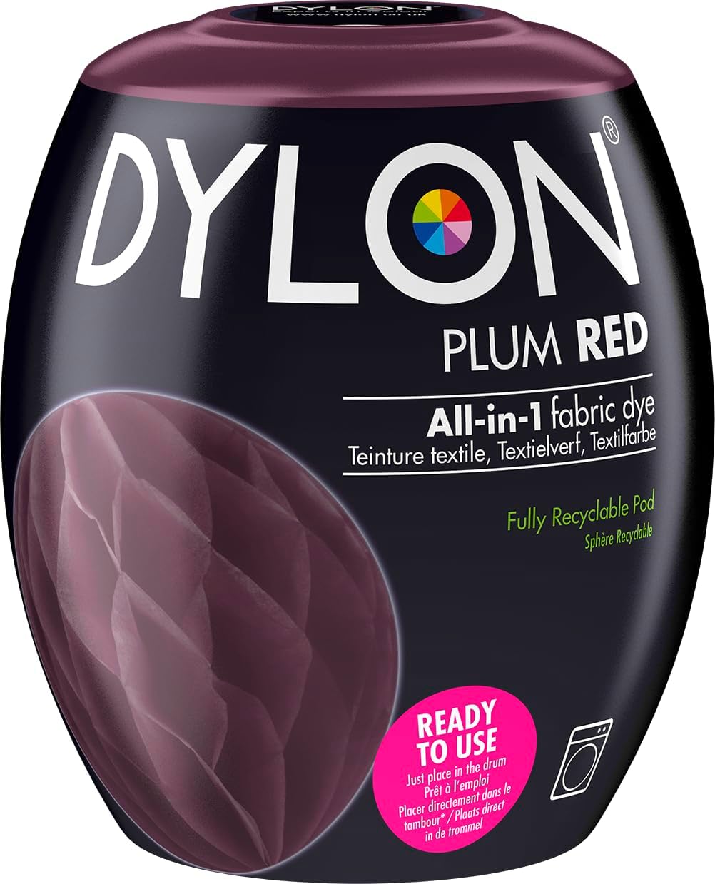 DYLON Washing Machine Fabric Dye Pod for Clothes & Soft Furnishings, Navy... 