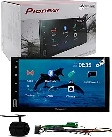 Multimídia Pioneer DMH-145BR Bluetooth Espelhamento Android + Câmera Ré