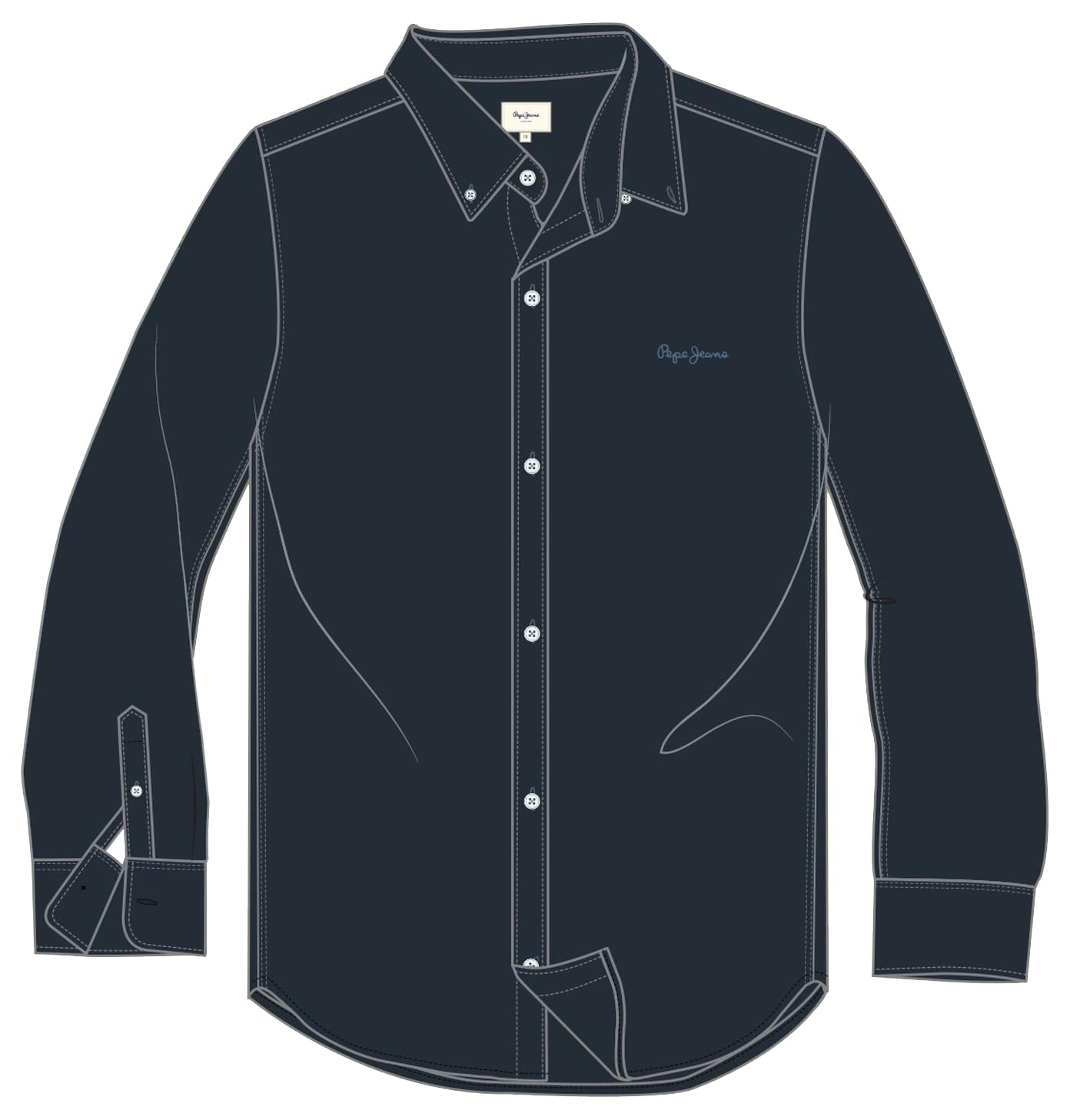Pepe Jeans Koszulka chłopięca NACE, Niebieski (Dulwich Blue), 6 lat
