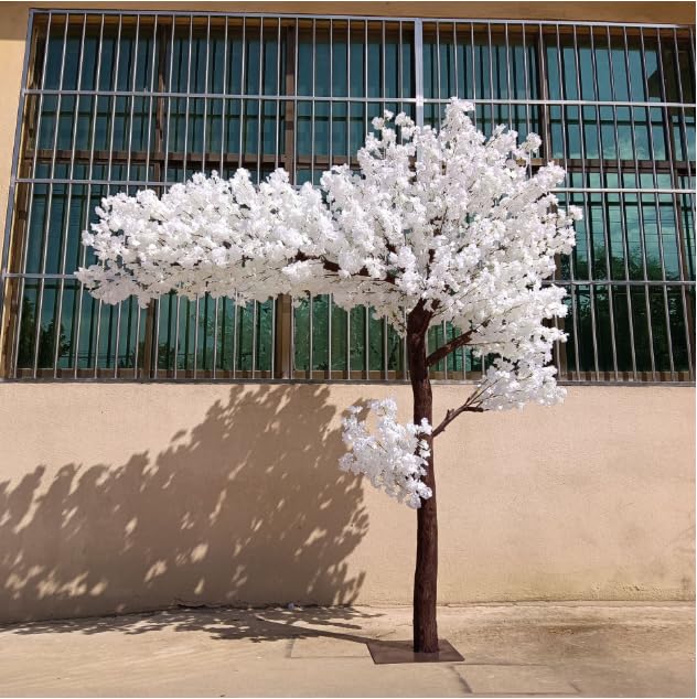 Artificial Cherry Blossom Tree, Large Interior Decoration Large,Cherry Tree For Wedding Event Indoor Outdoor Party Restaurant Mall Decoration,02,1.2x1m