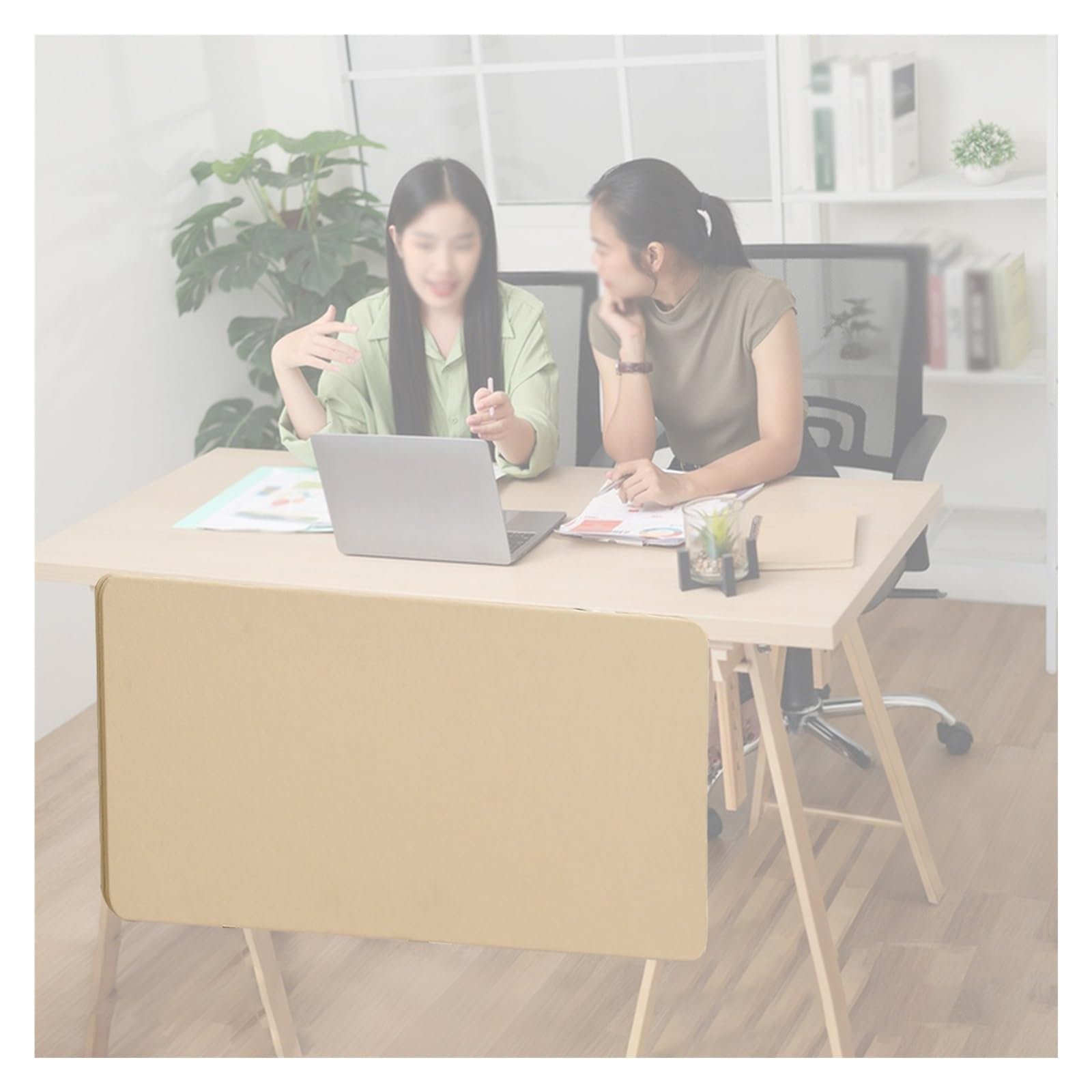 GDMDPTE Soundproof Privacy Divider for Desk UnderDesk Office Privacy Screen Standing Desk Acoustic Panel Office Partition for Enhanced Focus and Comfort