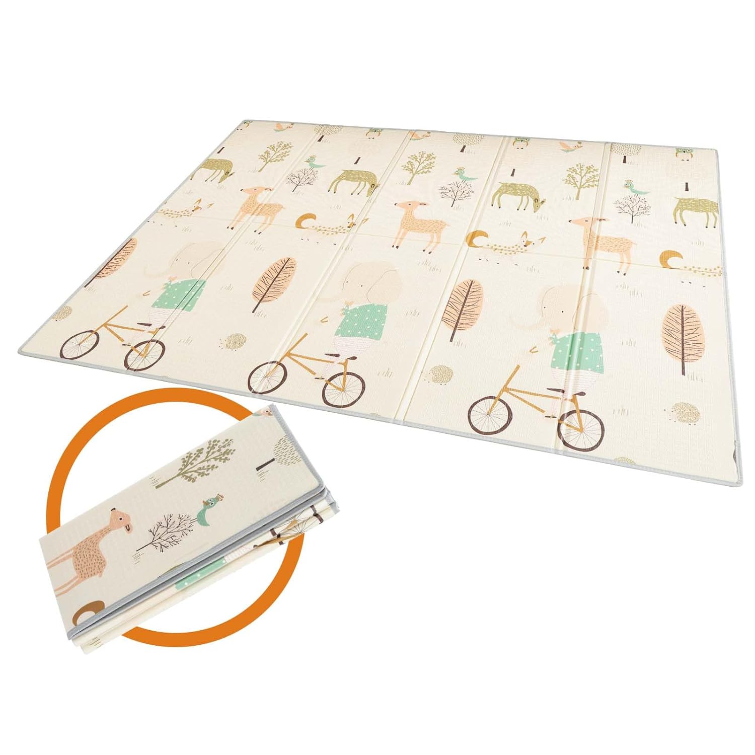 Gupamiga Baby Folding mat Play mat Extra Large Foam