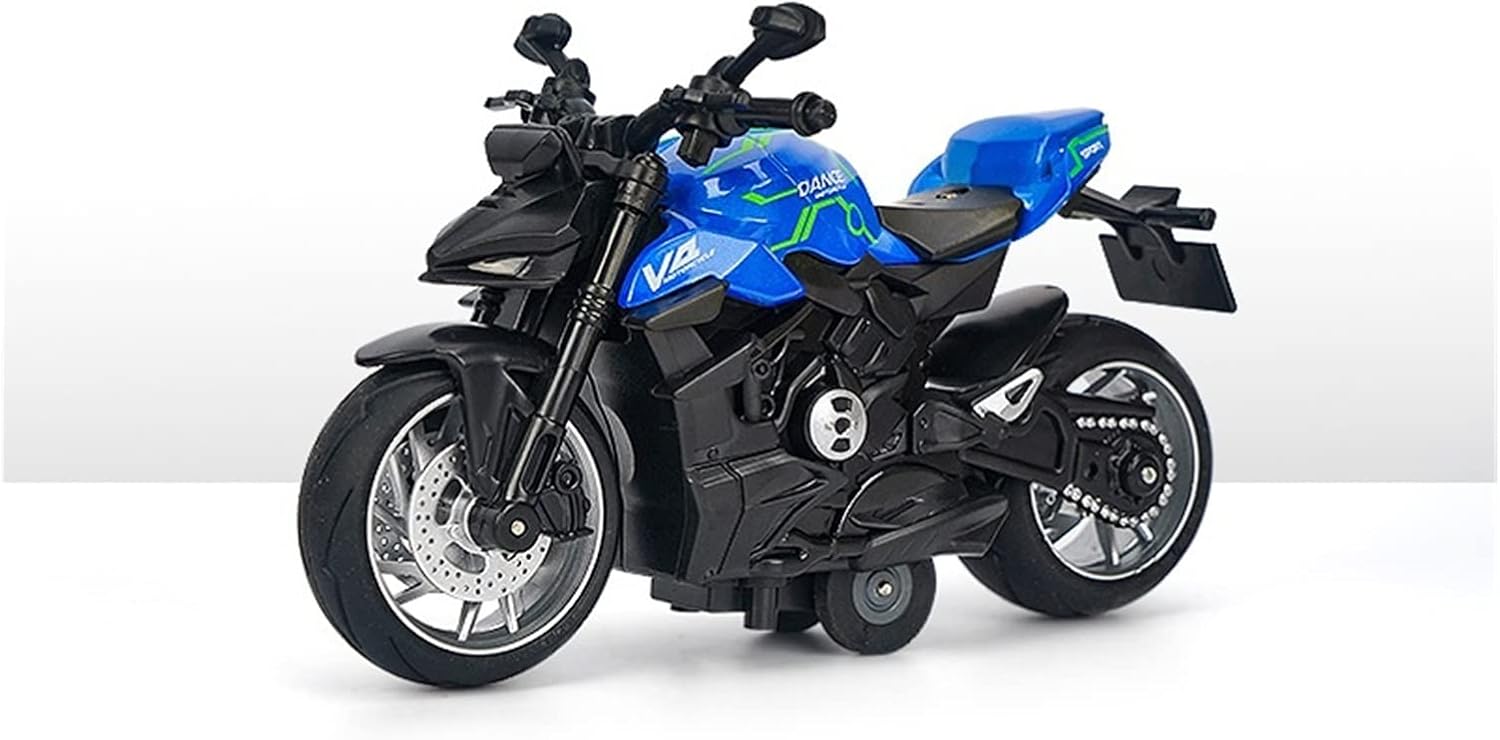 オートバイモデル アイデアギフト 1/12 スケール Ducati Streetfighter V4 金属ストリートレーシングオート