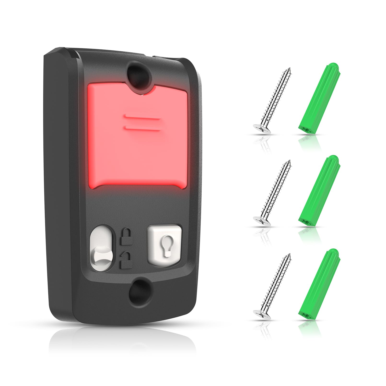 39165R Garage Door Openers Wall Console, Compatible with Genie Series II Wall Button, Sure Lock + Light Control Wall Mount Wired Keypad Replace for GBWCSL2-BX 37351R, 34026A-R1, GPWC-BX (1 Pack)