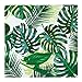 Talking Tables Lot de 50 serviettes en papier Motif feuilles de palmier tropicales Pour fête d'enfant Thème hawaïen, Luau, été, dinosaure, découpage, FST5-NAPKIN-PALM50, Vert, 50pack