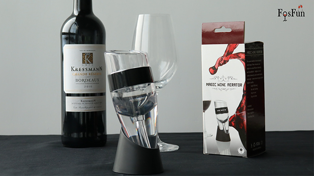 Decanter Per Vino 2-in-1 Con Aeratore E Sistema Antigoccia - Accessorio Per Amanti Del Vino - Foto 10