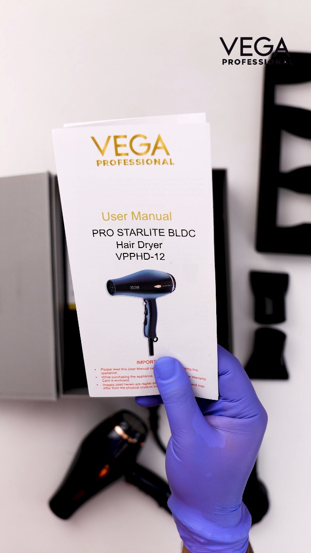 VEGA PROFESSIONAL Pro Starlite BLDC Hair Dryer for Salon | 2200