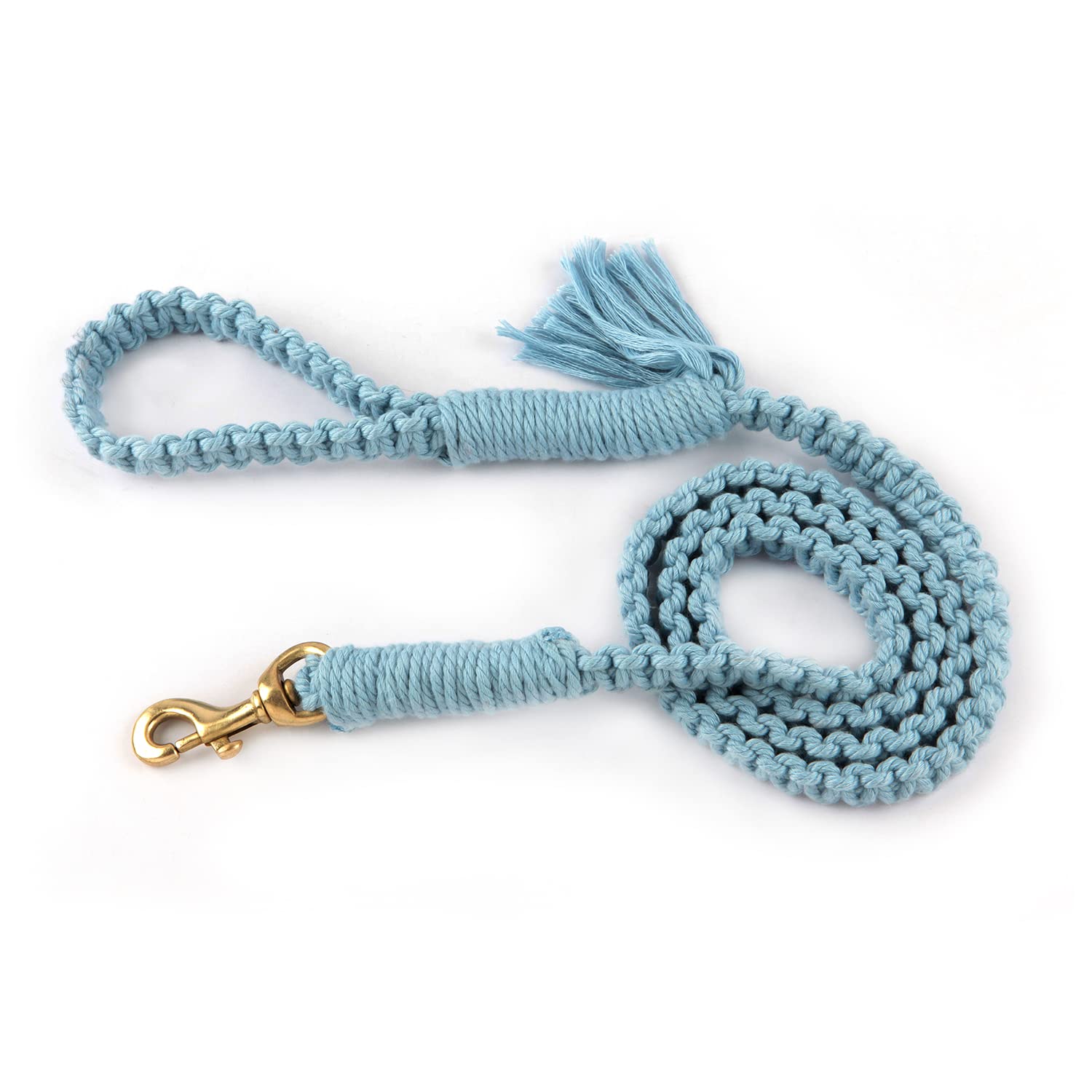 Furrington Small Dog & Puppy Leash | Handmade | Premium & 100% Sustainable | Sturdy & with Brass Hook | Durable & Washable | Sky Blue (B0BRD3YPVD) Amazon Price History, Amazon Price Tracker