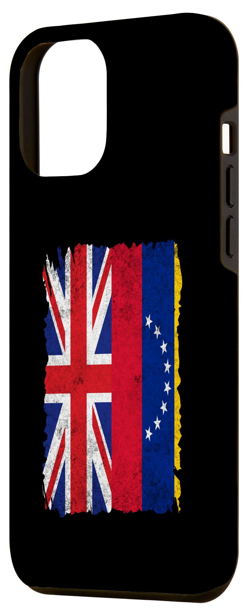 Half Britain And Venezuelan British UK Venezuela Flag Roots Case for iPhone 14 Plus - Image 2