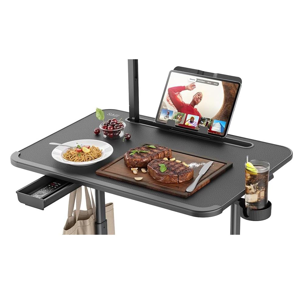 Amazon.com: SAIJI XXL Extra Large TV Tray Table，Height & Tilt