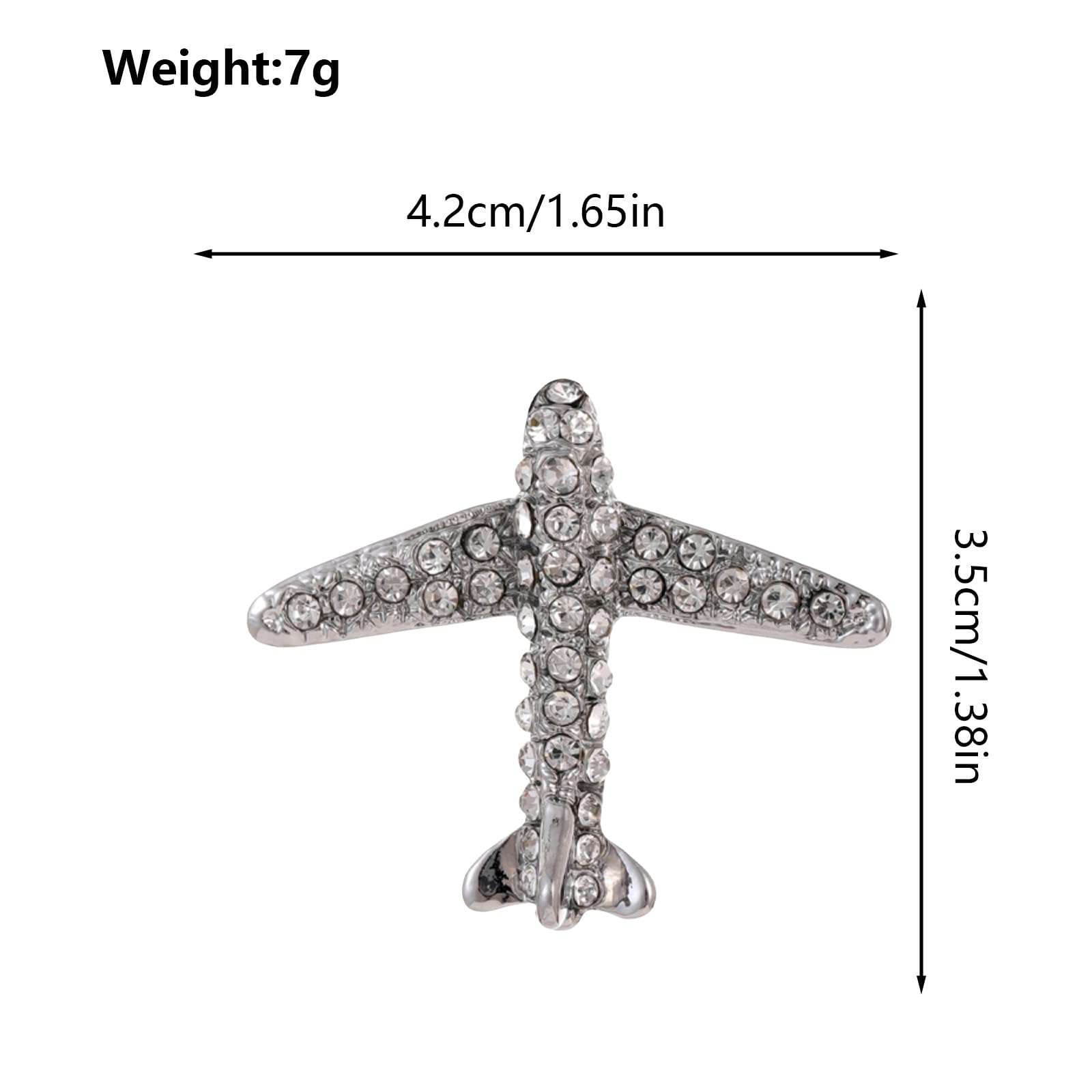 FAIRYGATE Gold Pin for Dress Brooch Crystal Pins Badge Enamel Lapel Brooches for Women Jewelry Decoration for Birthday Dating Party Anniversary UC31 — view 27