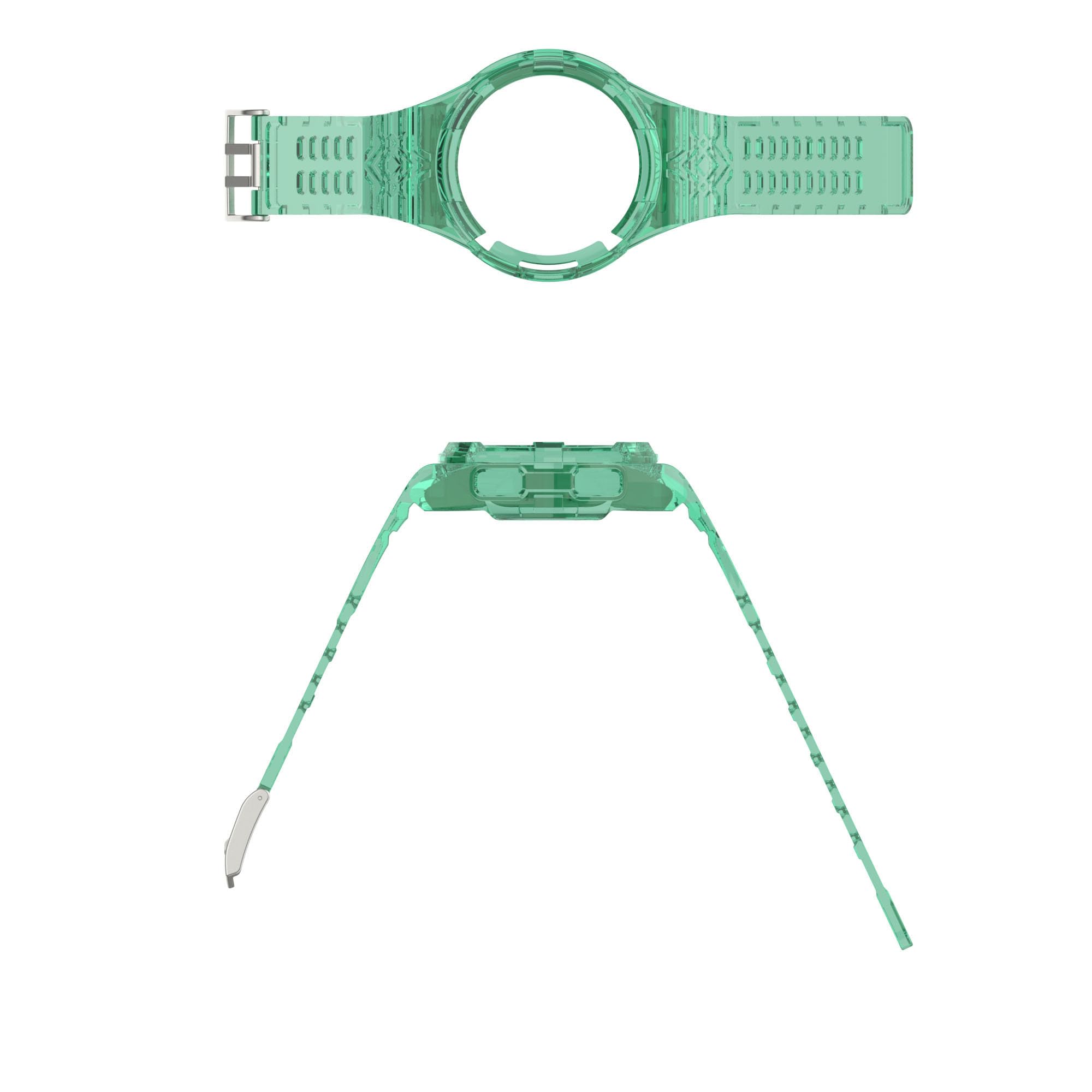 Senter Correa de repuesto de goma suave de liberación rápida para reloj inteligente Samsung Galaxy Watch 6 Classic de 43 mm y 47 mm