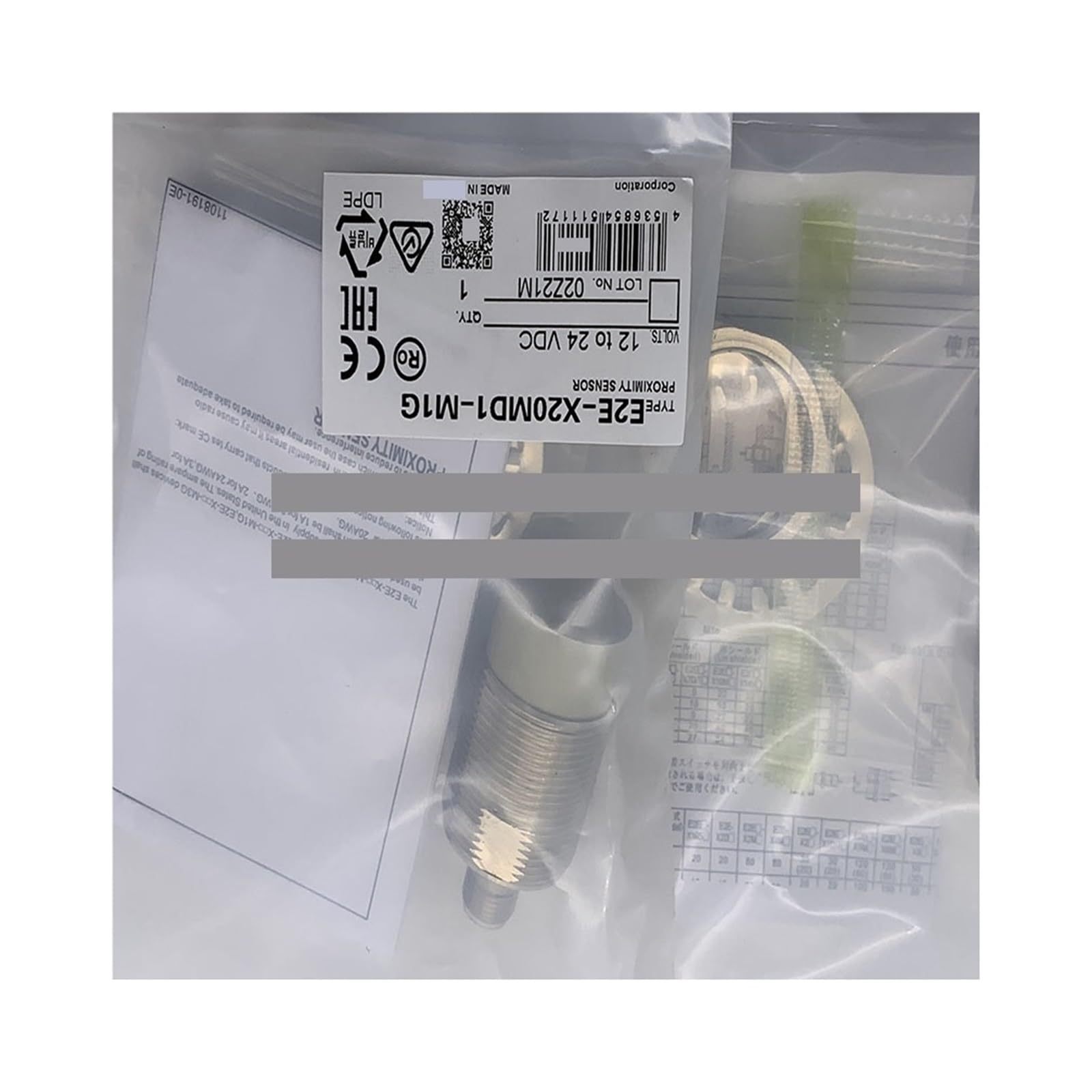 Détecteur proximité E2E-X20D130 capteur industriel robuste E2E-X20D230