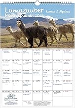 Lamazauber Planer DIN A3 Kalender für 2026 Lama Alpaka - Seelenzauber