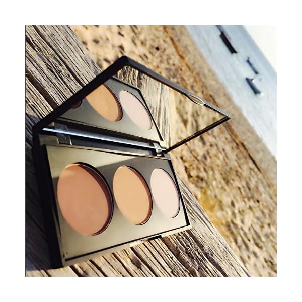 Golden Rose Long Lasting Matte Powder Contour Kit - Highlight, Bronze, & Contour Set Makeup Palette