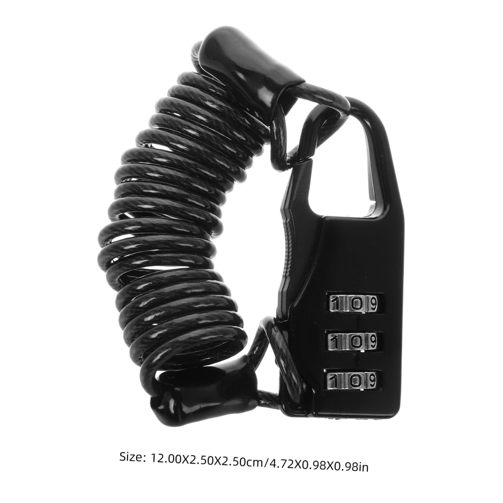 Alipis Lock Compact Durable Motorcycle Security Lock with Cable for Safe Storage for Everyday Use