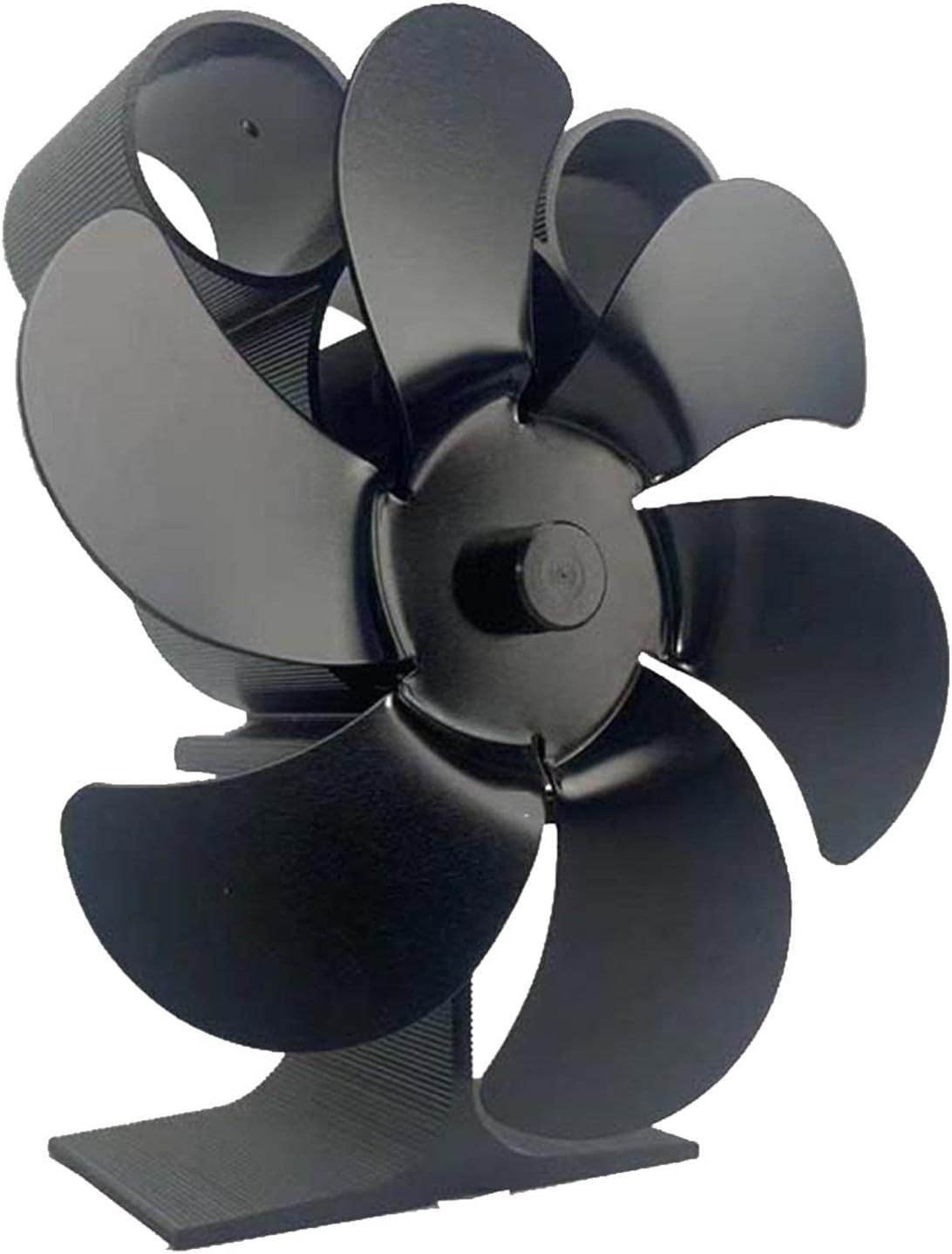 Pomrone Ventilador de Estufa de leña | Ventilador de Chimenea con 6 aspas | Ventilador de Calor para Estufa de leña, Ventilador termoeléctrico ecológico para Estufas de pellets/Troncos/leña