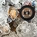 Old School Goalie Bottle Opener, Made from a real Hockey Puck, Magnetic Cap Catcher, Coaster
