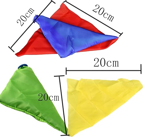 Miniatura 2 de 9 bufandas mágicas que cambian de color de seda para calles de truco, 7.88 x 7.88 pulgadas