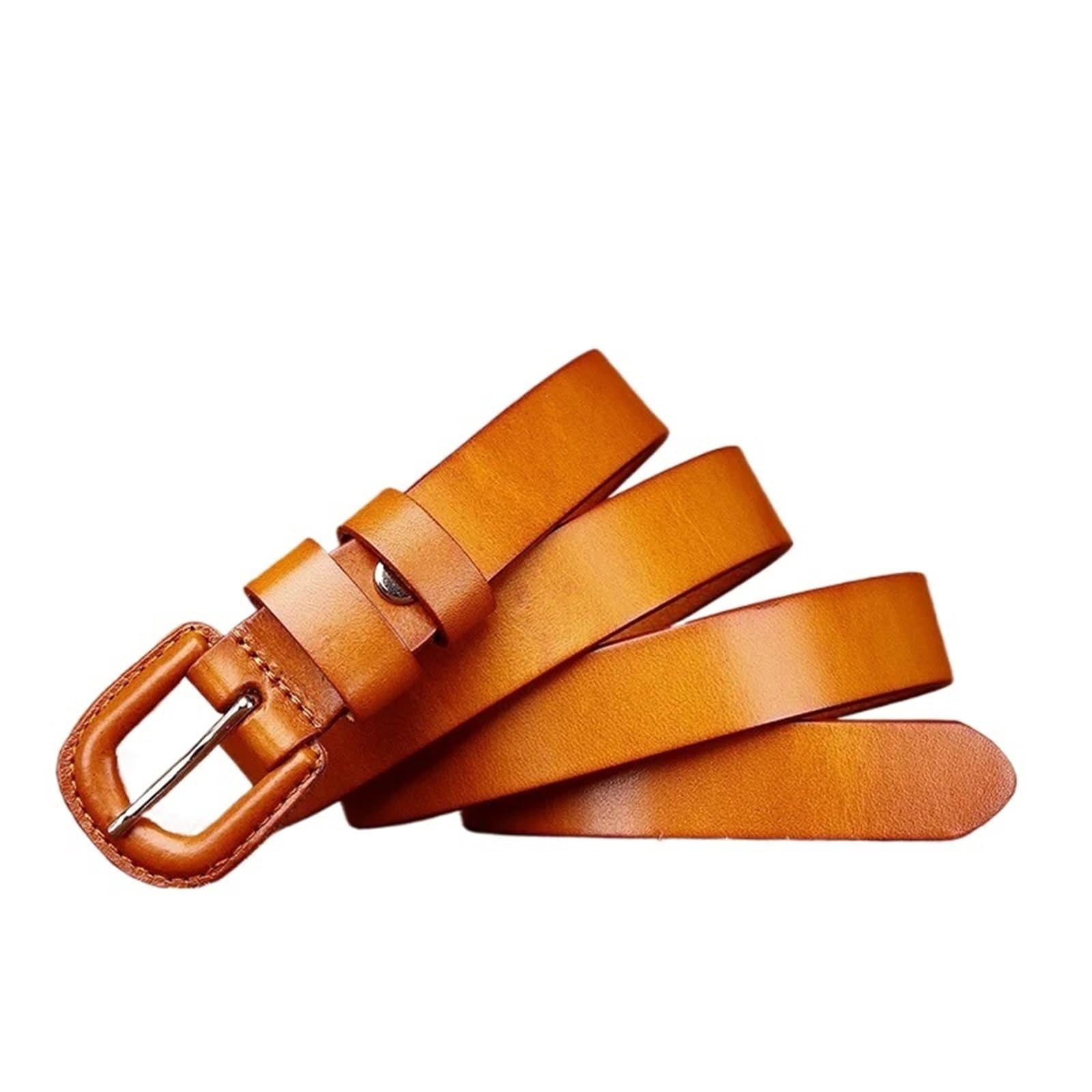 Ceintures pour homme Ceinture 2.3cm Vintage couche supérieure en peau de vache dames cuir véritable Jeans décontractés ceinture femmes
