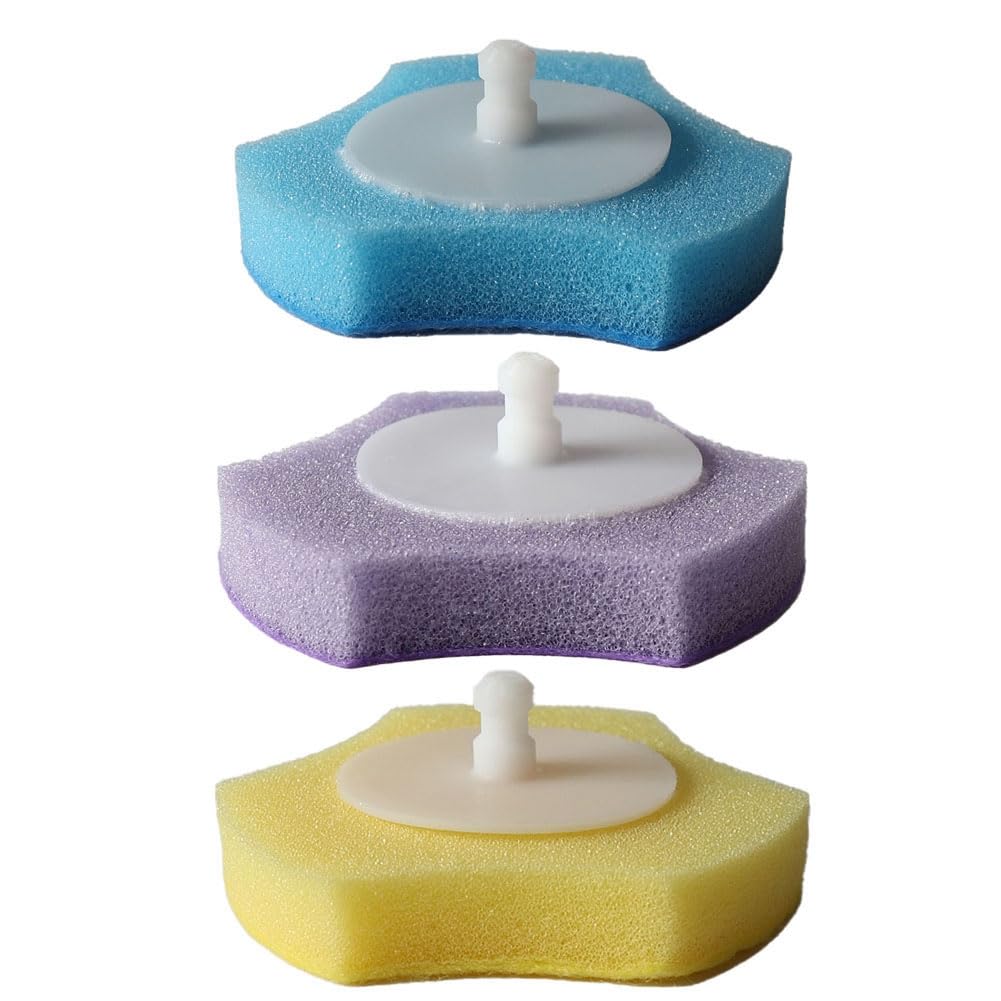 Yuemsh Disposable Toilet Cleaning System Disposable Toilet Flushable Refill Brush Flushable Refills - 50 Refills Easy Install Easy to Use
